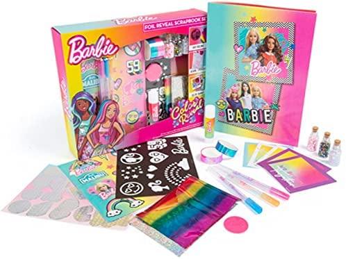 Barbie Colour Reveal Foil Scrapbook Set