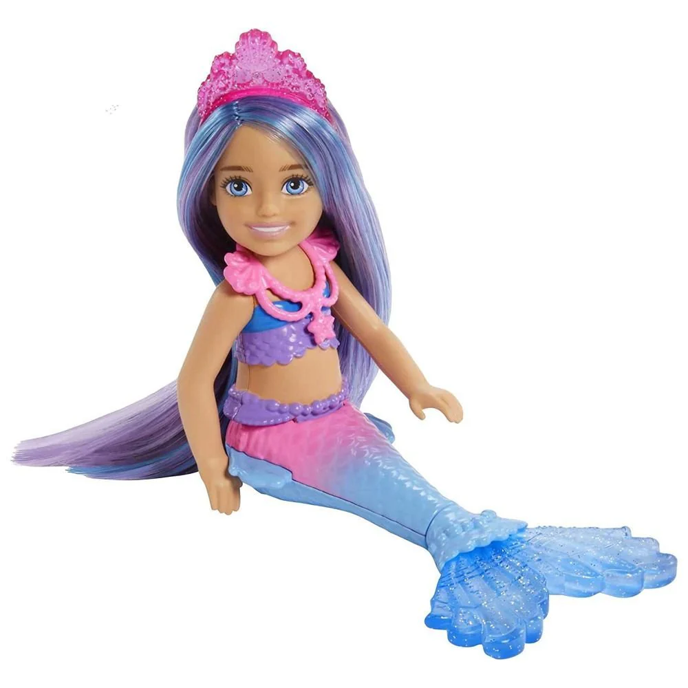 Barbie Content Chelsea Mermaid Purple and Blue Hair HHG57 - Image 6