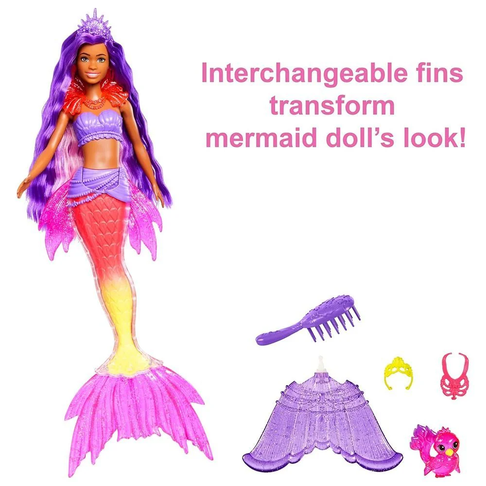 Barbie Content Co-Lead Mermaid Power Brooklyn Roberts Doll HHG53 - Image 3