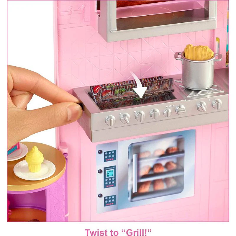 Barbie Cook n Grill Restaurant Playset GXY72 - Image 5