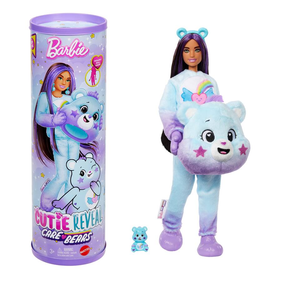 Barbie Cutie Reveal Care Bears Series 2 - Dream Bright Bear JFV61