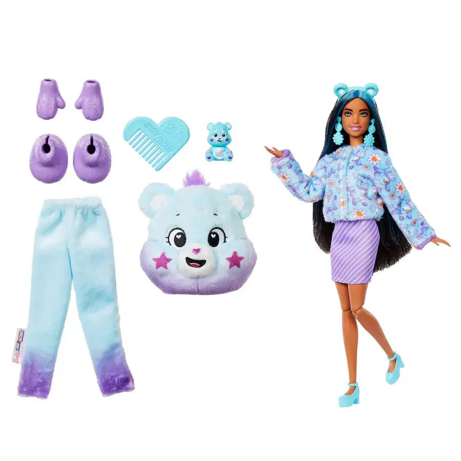 Barbie Cutie Reveal Care Bears Series 2 - Dream Bright Bear JFV61 - Image 2