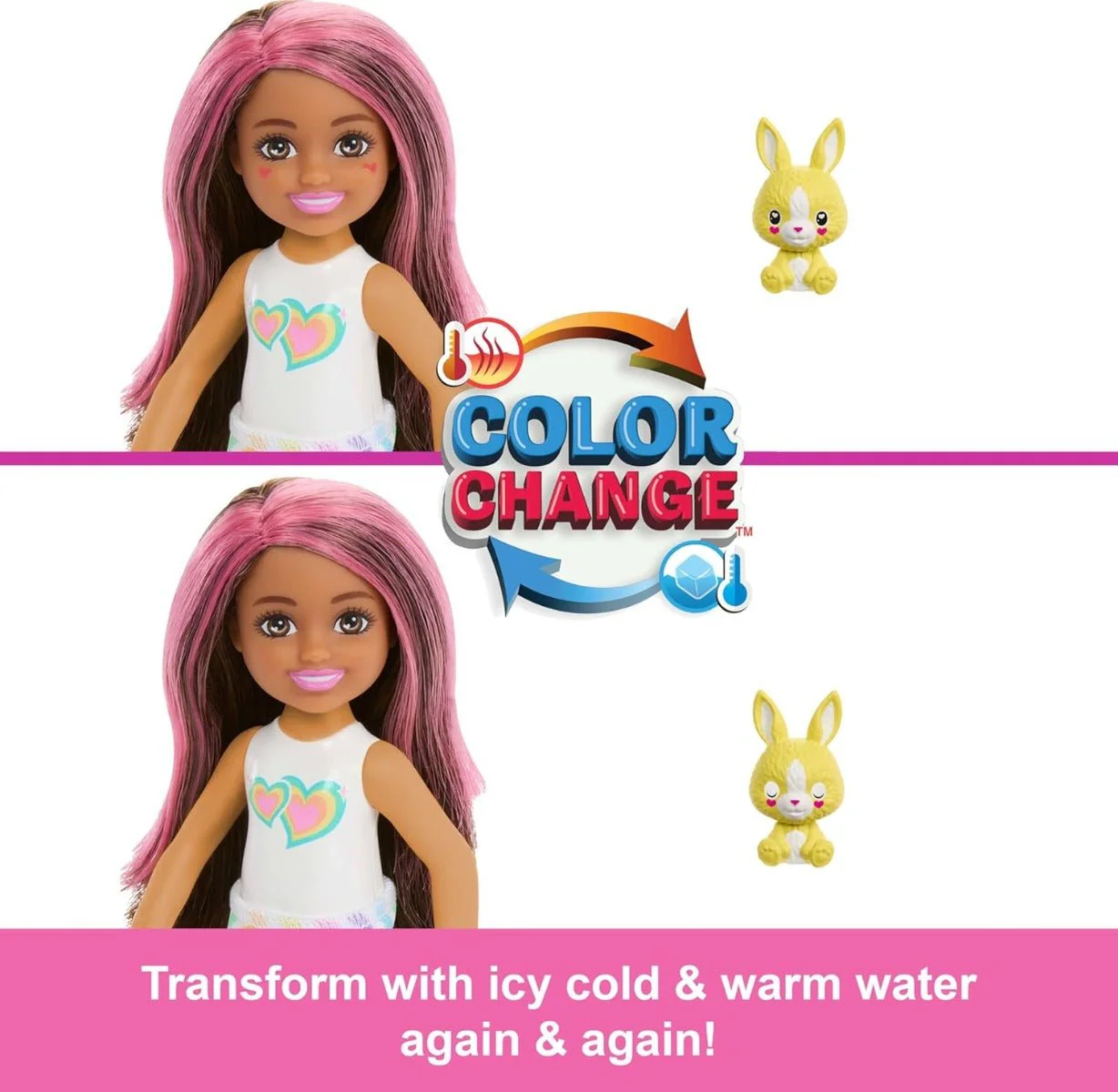 Barbie Cutie Reveal Color Dream Series Chelsea Surprise Doll HRK42 - Image 3