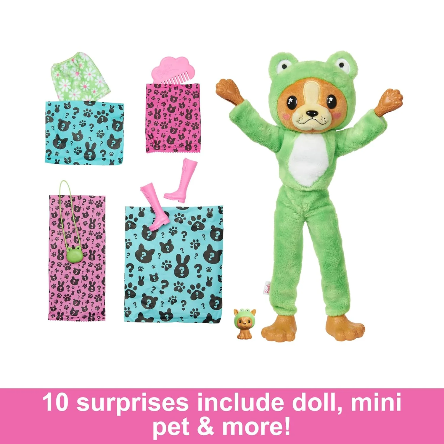 Barbie Cutie Reveal Costume Doll - Dog in Frog HRK24 - Image 2