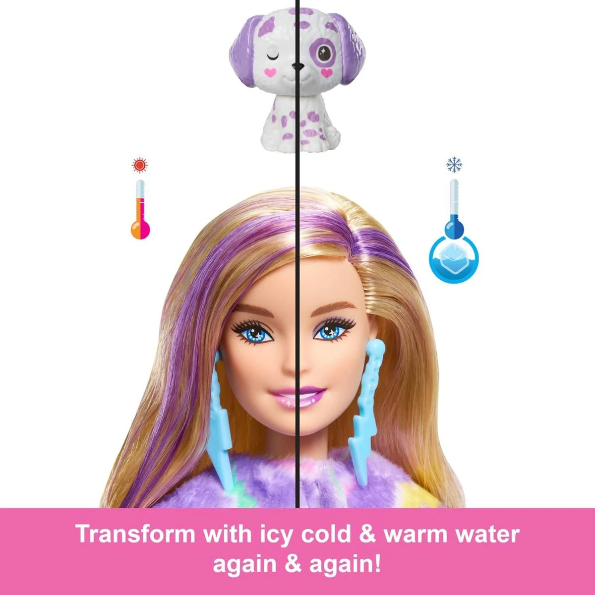 Barbie Cutie Reveal Dalmatian Doll HRK41 - Image 5