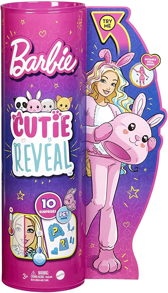 Barbie Cutie Reveal Doll Bunny HHG19