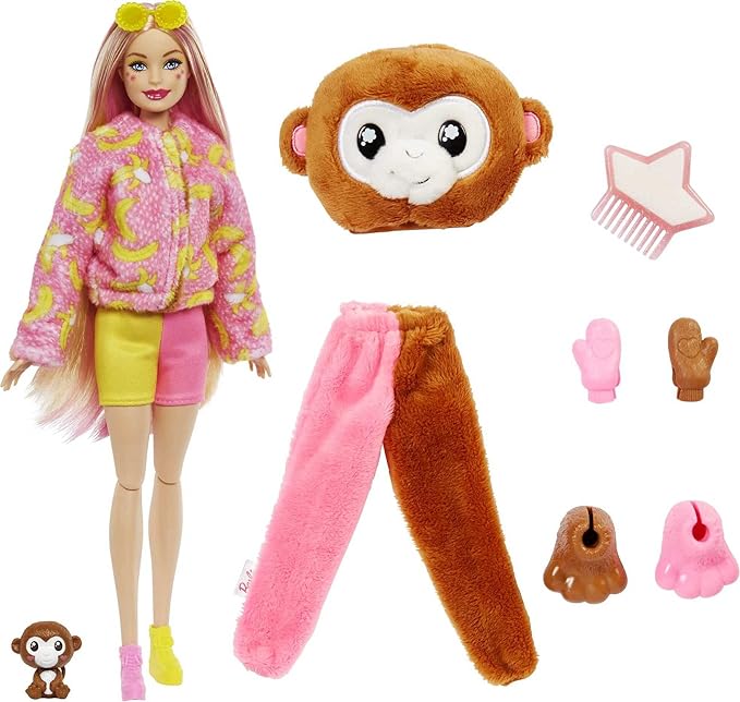 Barbie Cutie Reveal Chelsea Jungle Series Tiger Doll HKR15 - Image 7