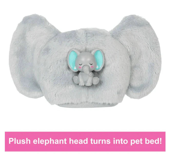 Barbie Cutie Reveal Jungle Series Elephant Doll HKP98 - Image 4