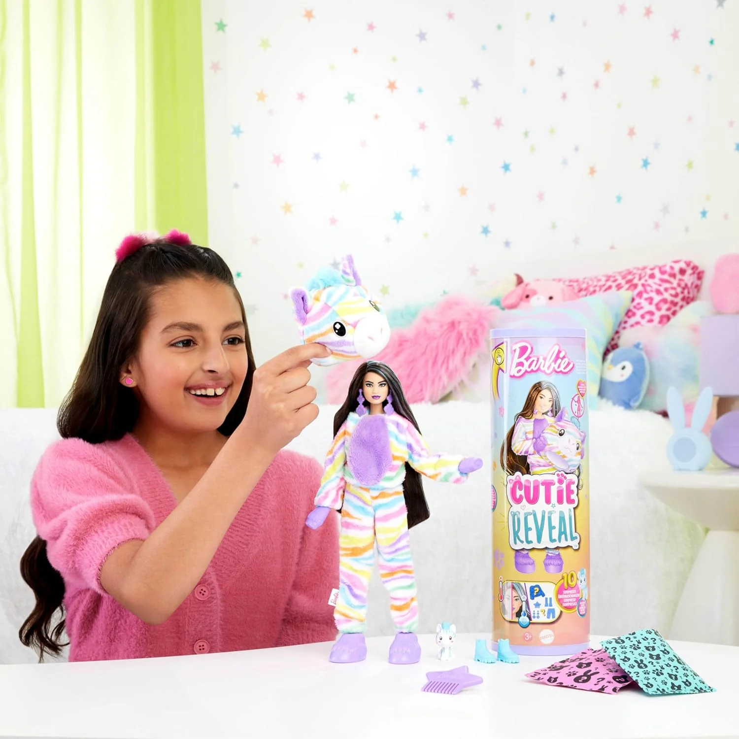 Barbie Cutie Reveal Zebra Doll - Image 7