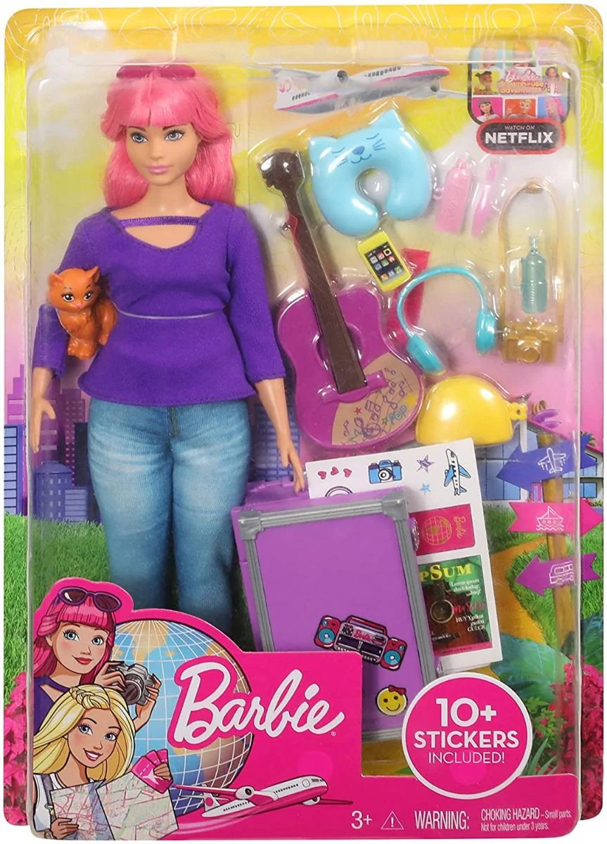 Barbie Daisy Doll with Travel Accessories FWV26 - Image 6