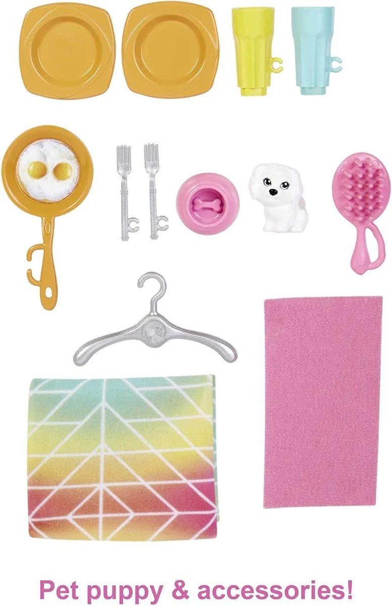Barbie Dollhouse with Doll and Puppy HCD48 - Image 6