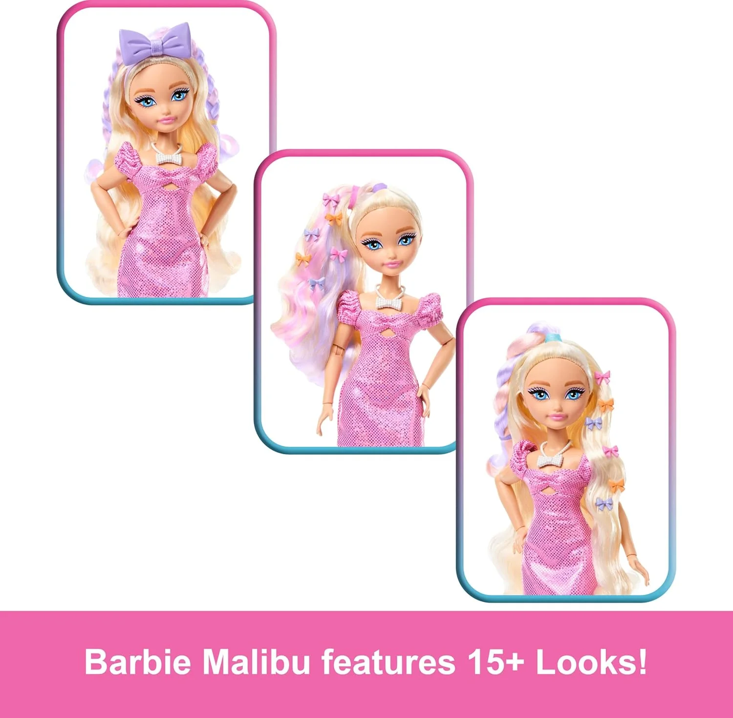 Barbie Dream Besties Get Ready With Me - Malibu Doll JGG38 - Image 4