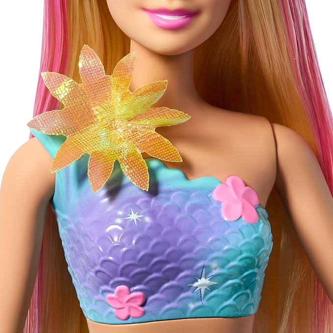 Barbie Dreamtopia Blooming Magic Mermaid - Blonde JDM72 - Image 2