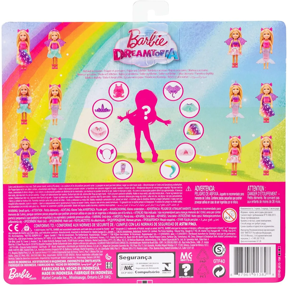 Barbie Dreamtopia Chelsea Doll Dress-up GTF40