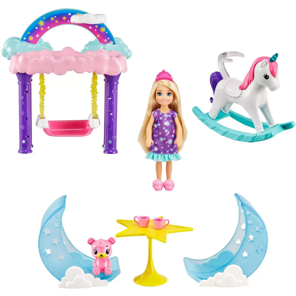 Barbie Dreamtopia Chelsea Princess Doll & Fairytale GTF50 - Image 6