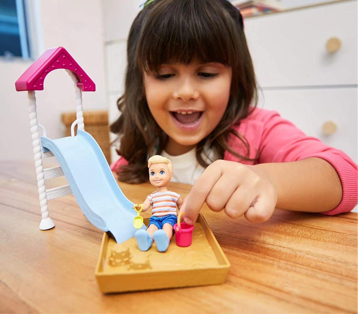 Barbie Skipper Babysitter Doll & Playset Playground FXG94 - Image 2