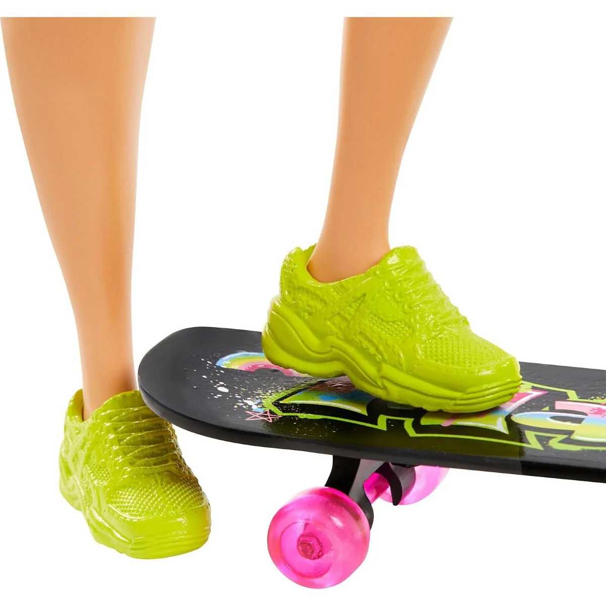 Barbie EXTRA Doll Blue Hair Bomber Jacket Skateboard GRN30 - Image 4