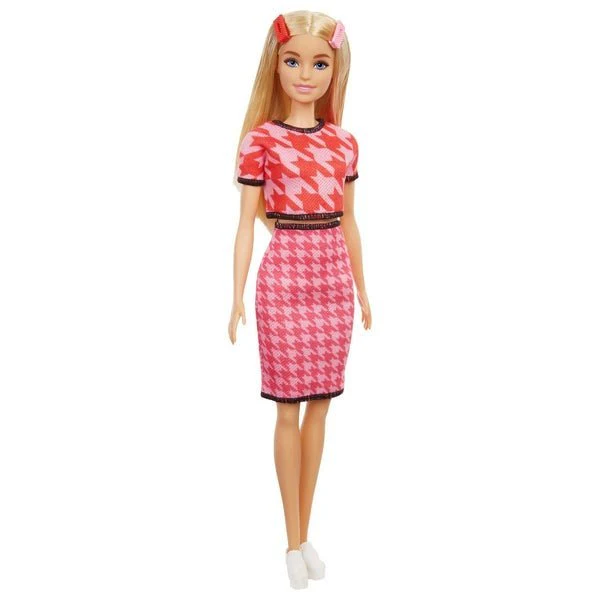 Barbie Fashionista Doll - Houndstooth Top GRB59