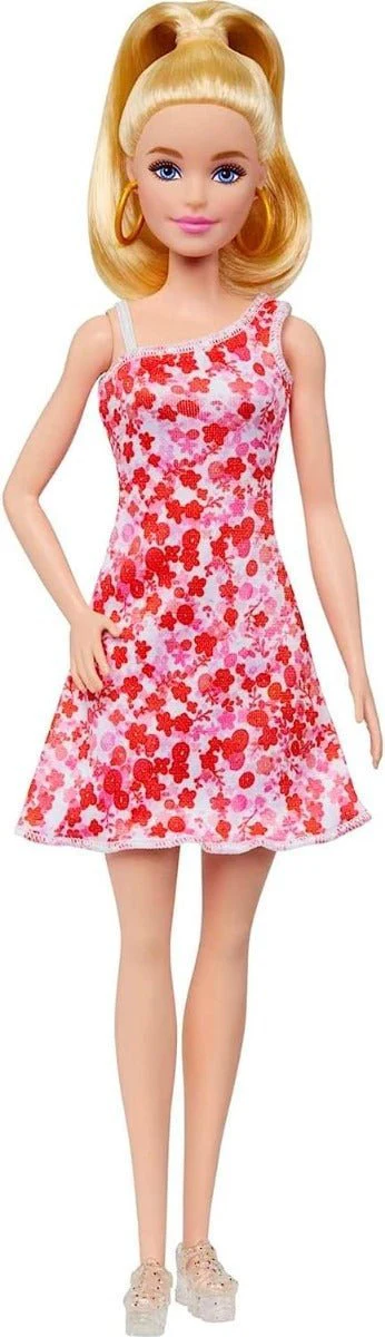 Barbie Fashionista Doll - Pink Floral Dress HJT02 - Image 2