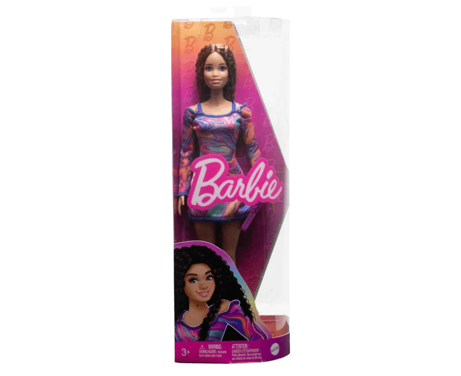 Barbie Fashionista Doll - Rainbow Marble Swirl HJT03 - Image 5