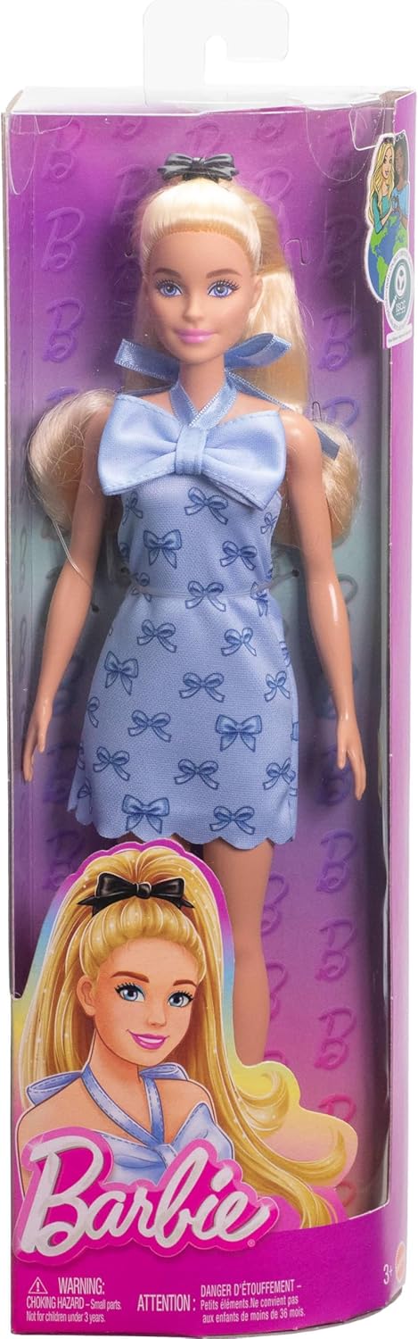 Barbie Fashionistas Doll - Blue Bows HYT93 - Image 4