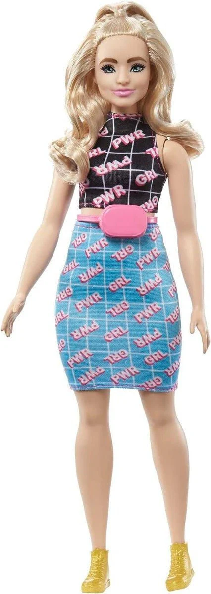 Barbie Fashionistas Doll In Girl Power Outfit HJT01