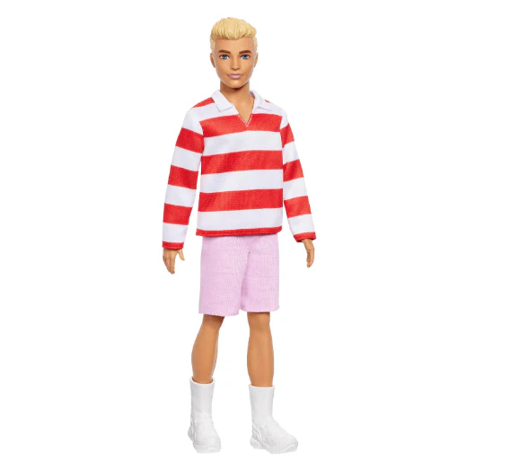 Barbie Fashionistas Doll - Red & Whitre Stripe HYV01