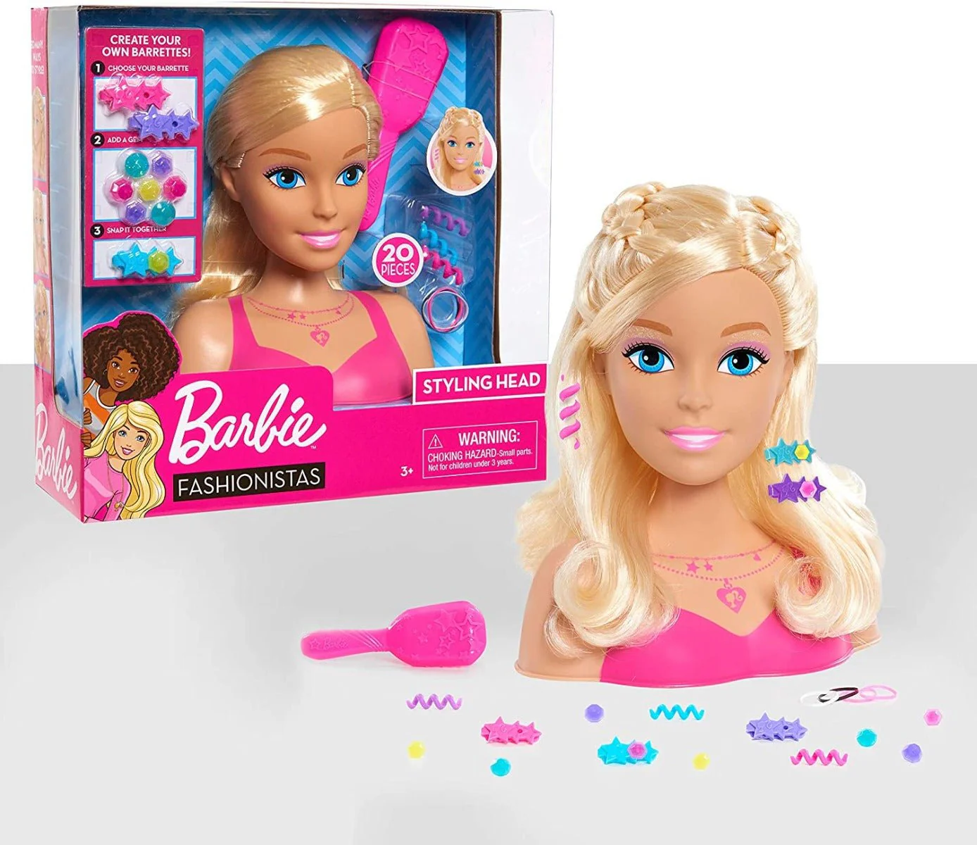 Barbie Fashionistas Styling Head Small Blonde Hair JP62535