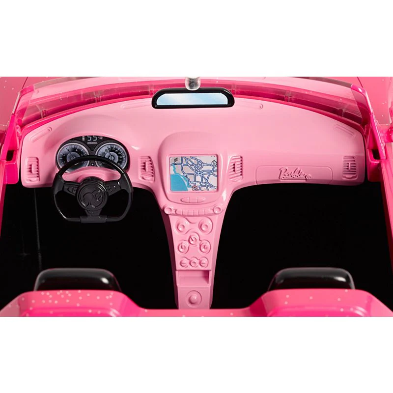 Barbie Glam Convertible Sports Car Pink DVX59 - Image 4