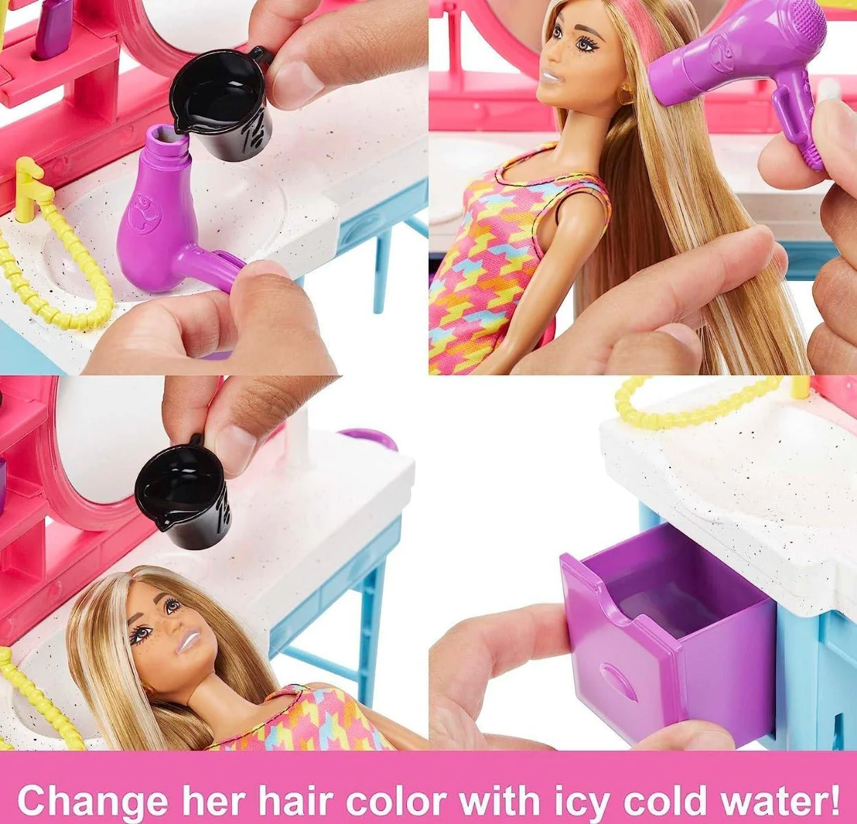 Barbie Hair Salon Playset HKV00 - Image 6