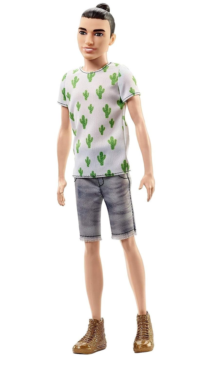 Barbie Ken Fashionista Doll Brown Tie Dye Shirt DWK44/GVY29 - Image 2