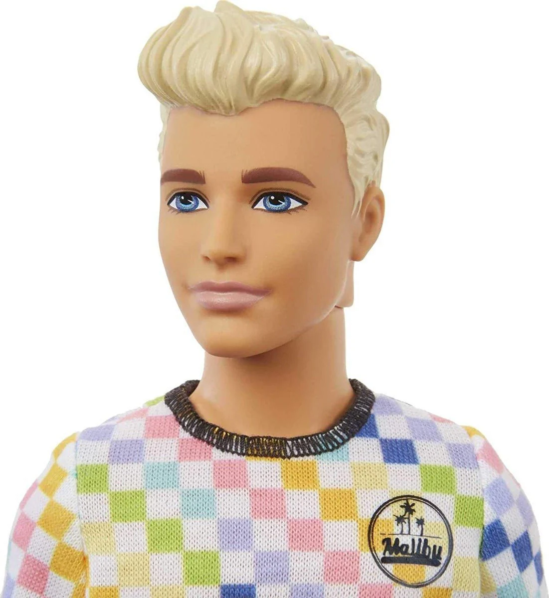 Barbie Ken Fashionistas Doll Checkered Shirt GRB90 - Image 3