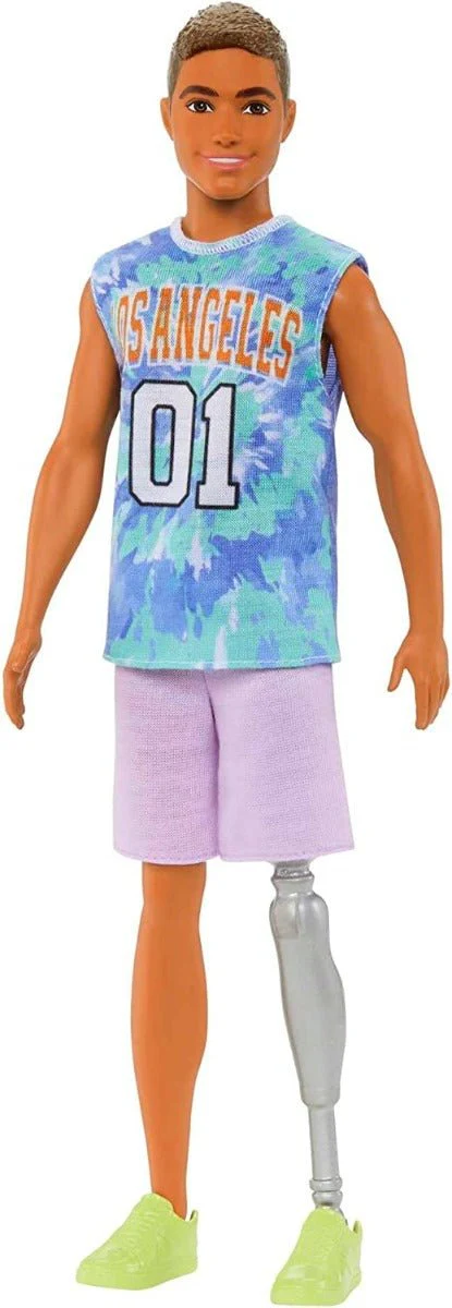 Barbie Ken Fashionistas Doll with Prosthetic Leg & Jersey HJT11 - Image 2