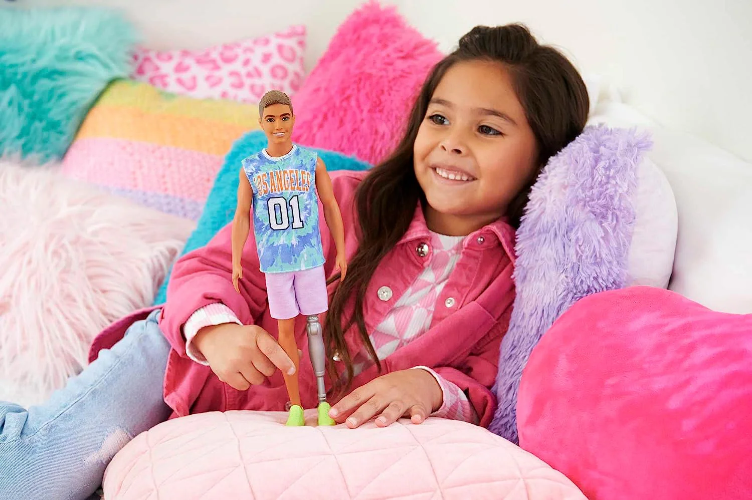 Barbie Ken Fashionistas Doll with Prosthetic Leg & Jersey HJT11 - Image 3