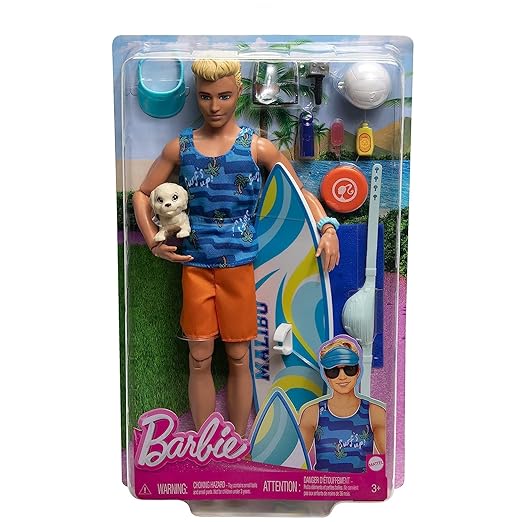 Barbie Ken Surf Doll + Accessories HPT50