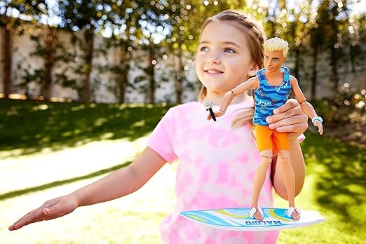 Barbie Ken Surf Doll + Accessories HPT50 - Image 4