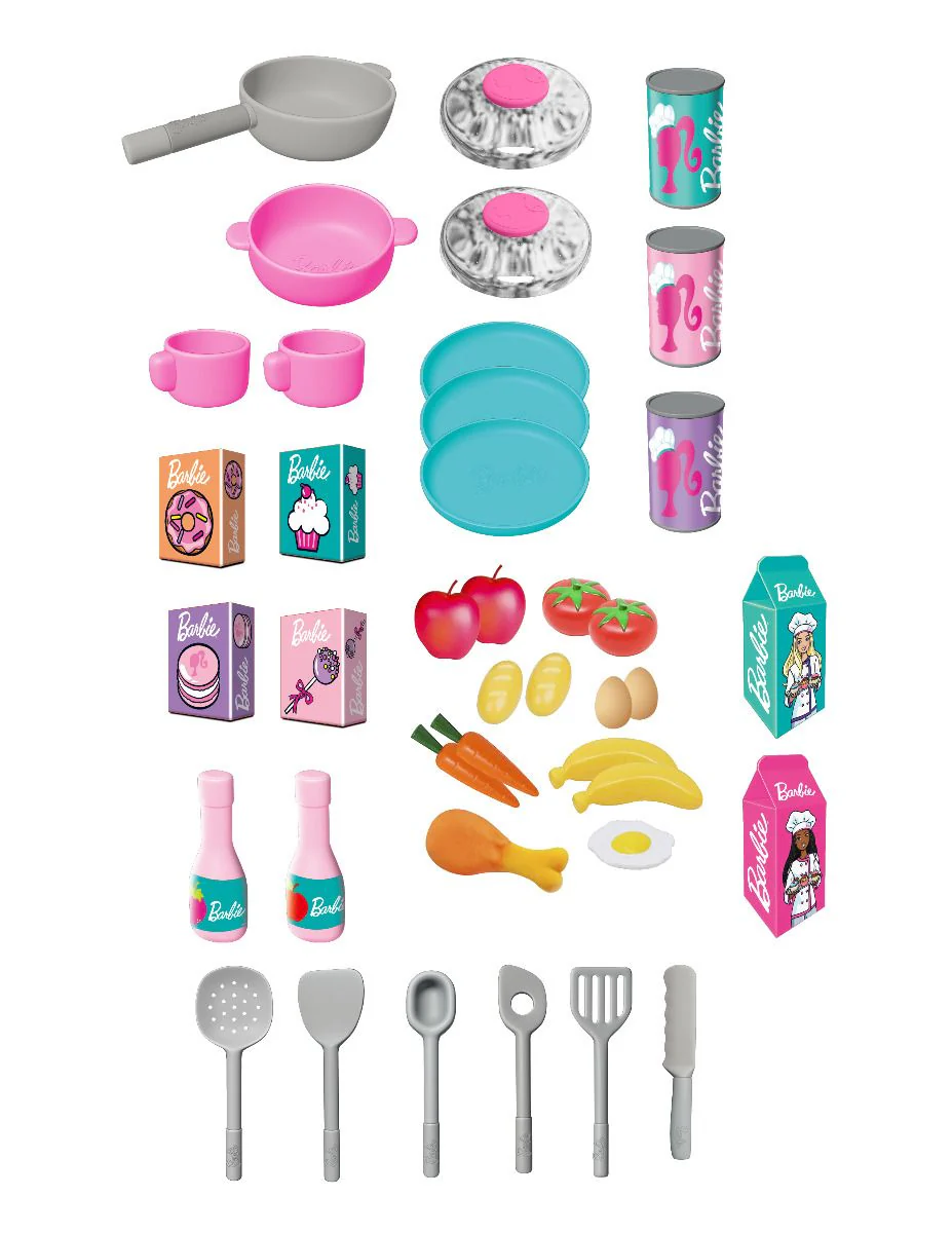 Barbie Large Kitchen with Light and Sound TSH-5165 - Image 2