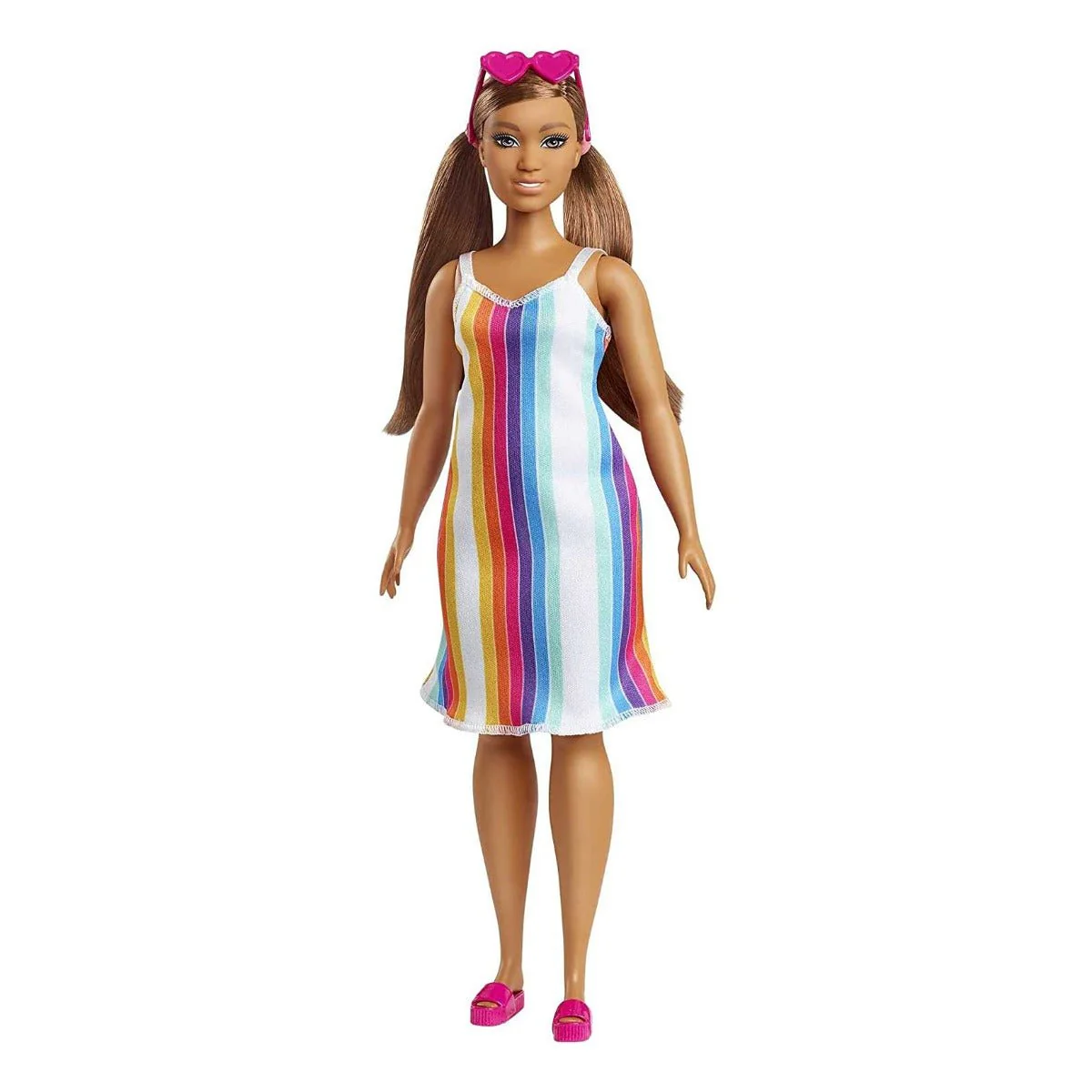 Barbie Loves The Ocean Rainbow Stripe Dress GRB35
