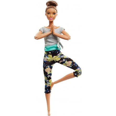 Barbie Made To Move Brunette With Updo FTG80