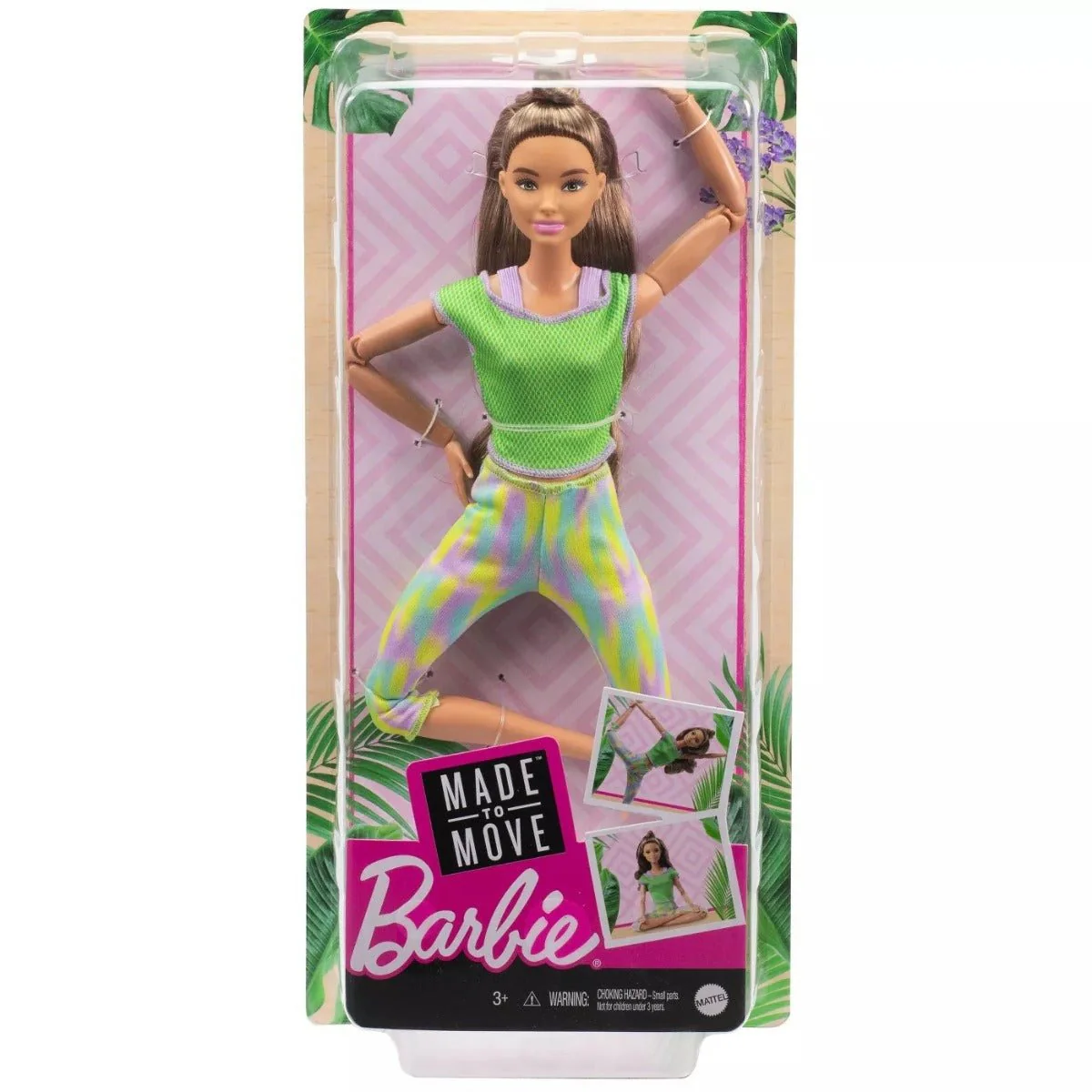 Barbie Made to Move Doll Green Dye Pants GXF05