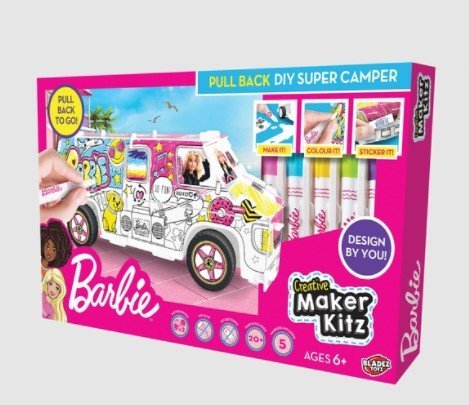 Barbie Maker Kitz Pull-Back DIY Super Camper - Image 2