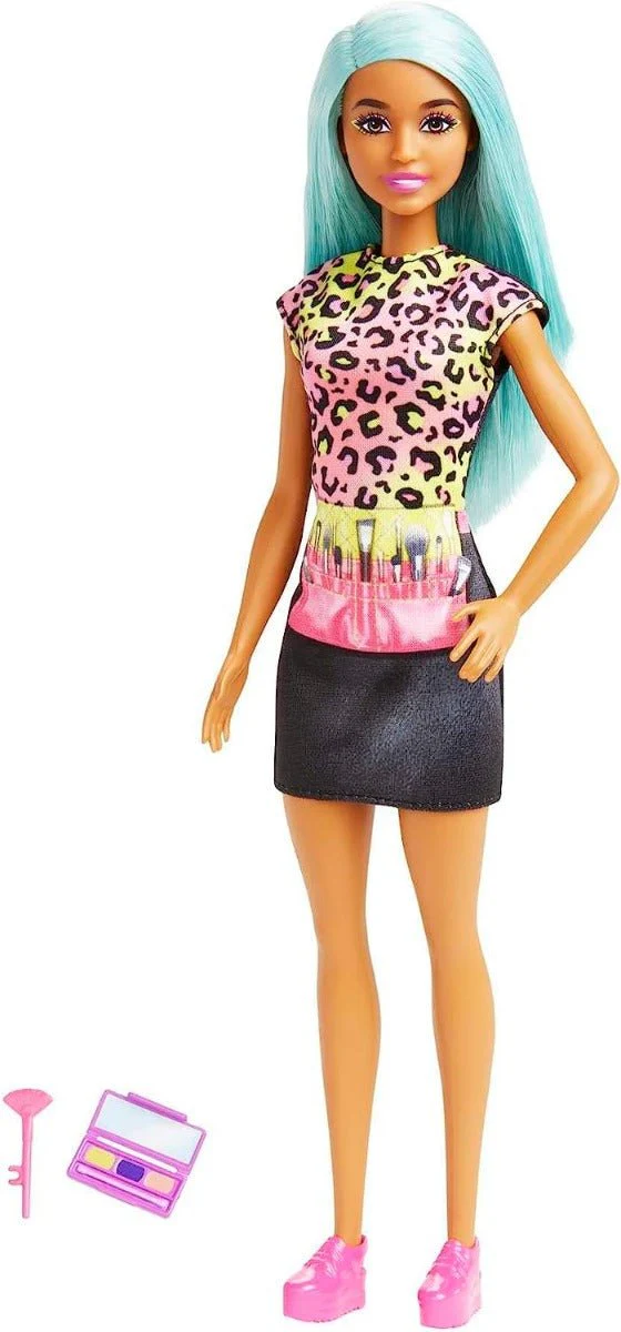 Barbie Makeup Artist Doll with Teal Hair HKT66