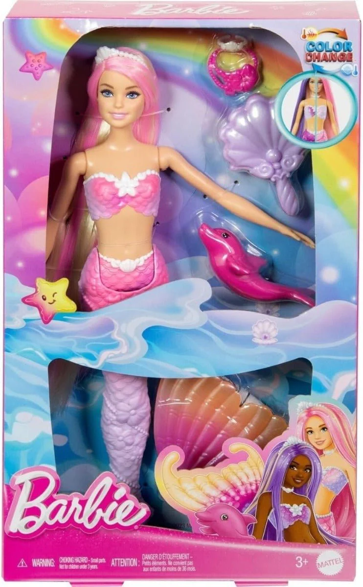 Barbie Malibu Colour Change Mermaid Doll HRP97 - Image 6