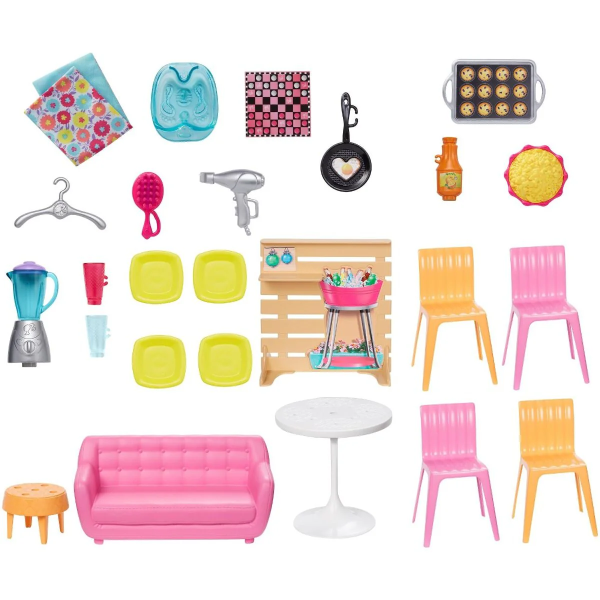 Barbie Malibu House Playset FXG57 - Image 8