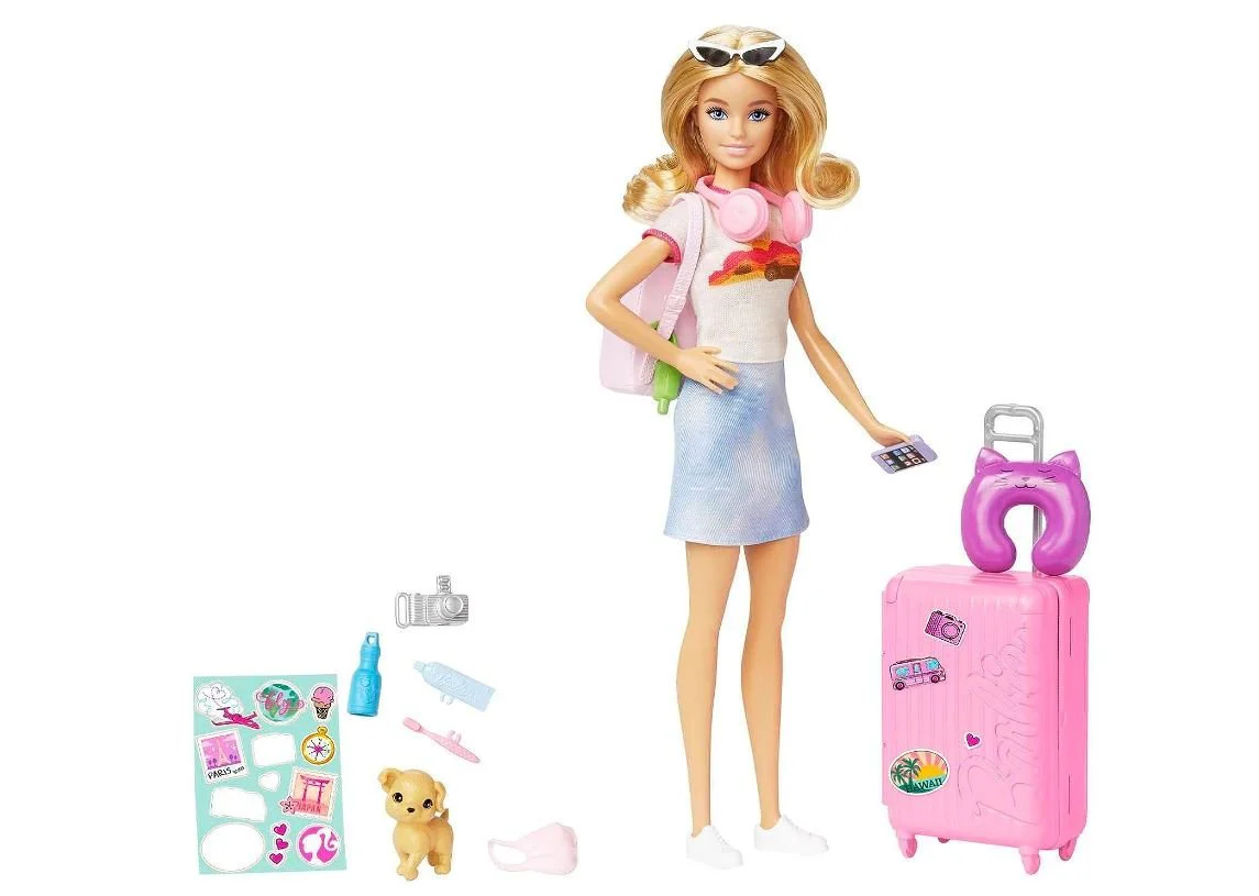 Barbie Malibu Travel Set with Puppy - Image 3