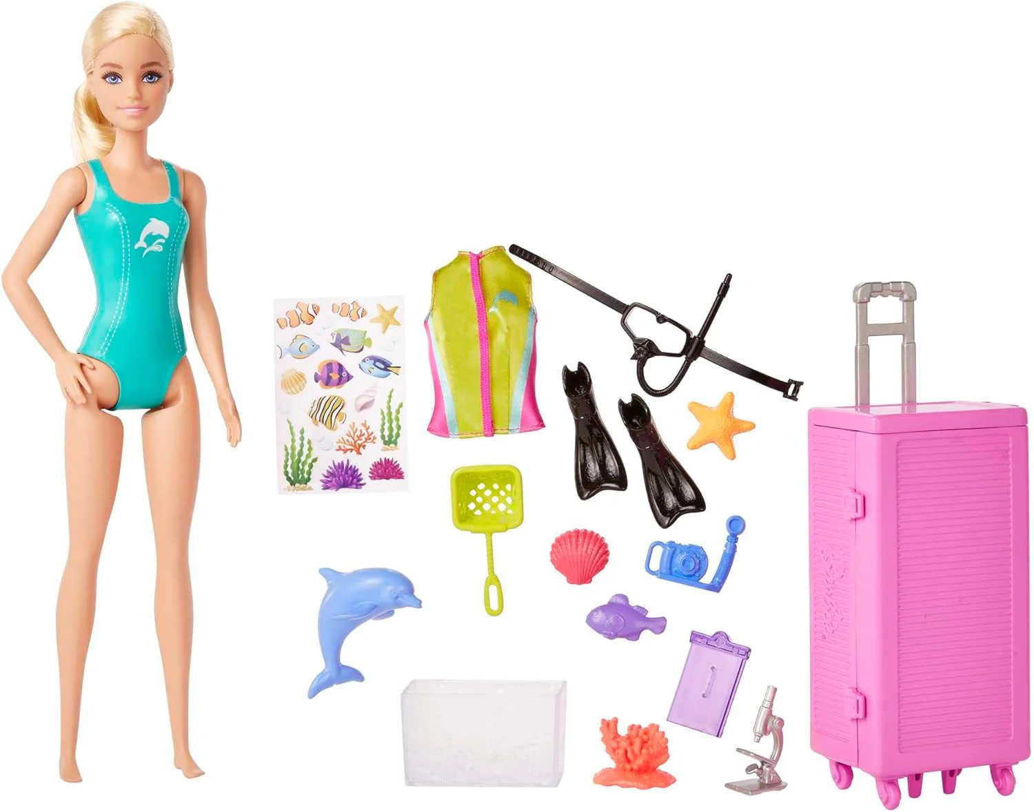 Barbie Marine Biologist Doll And Playset HMH26