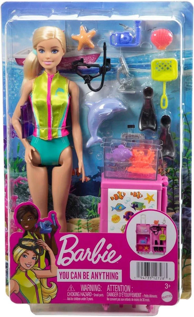 Barbie Marine Biologist Doll And Playset HMH26 - Image 6