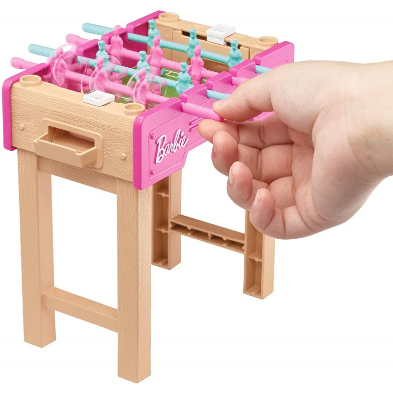 Barbie Mini Playset with Pet Football Table GRG75 - Image 4