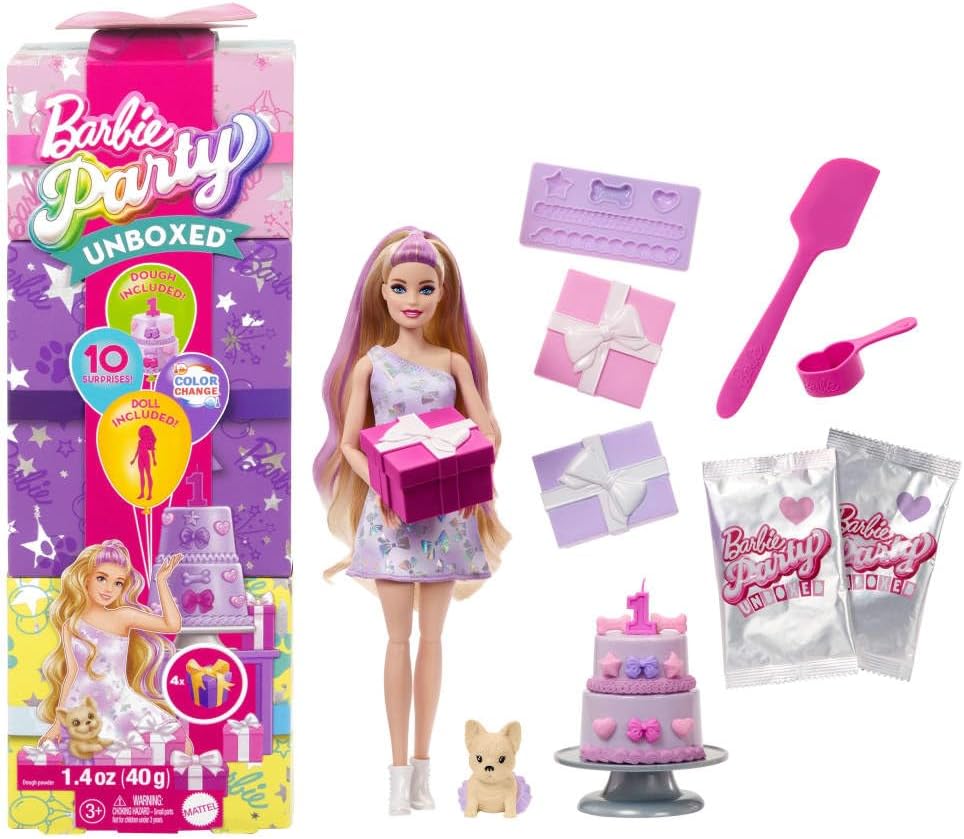 Barbie Party Unboxed Reveal - Blonde JFG70