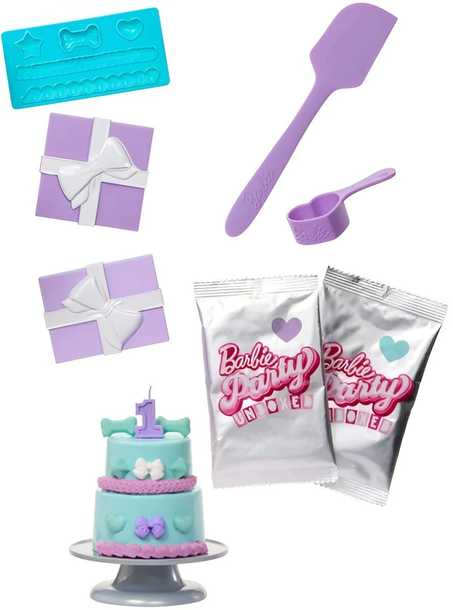 Barbie Party Unboxed Reveal Brunette JFG72 - Image 4